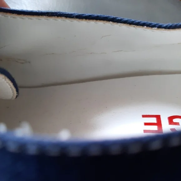 Vintage rampage denim sneaker kitten heel shoes sandal 90s y2k womens 8 - Picture 10 of 11